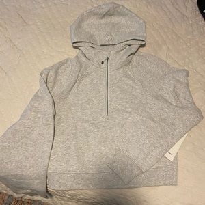 SOLD Lululemon oversized scuba half zip hoodie